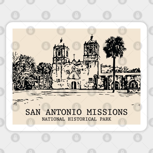 San Antonio Missions National Historical Park Sticker by Lakeric